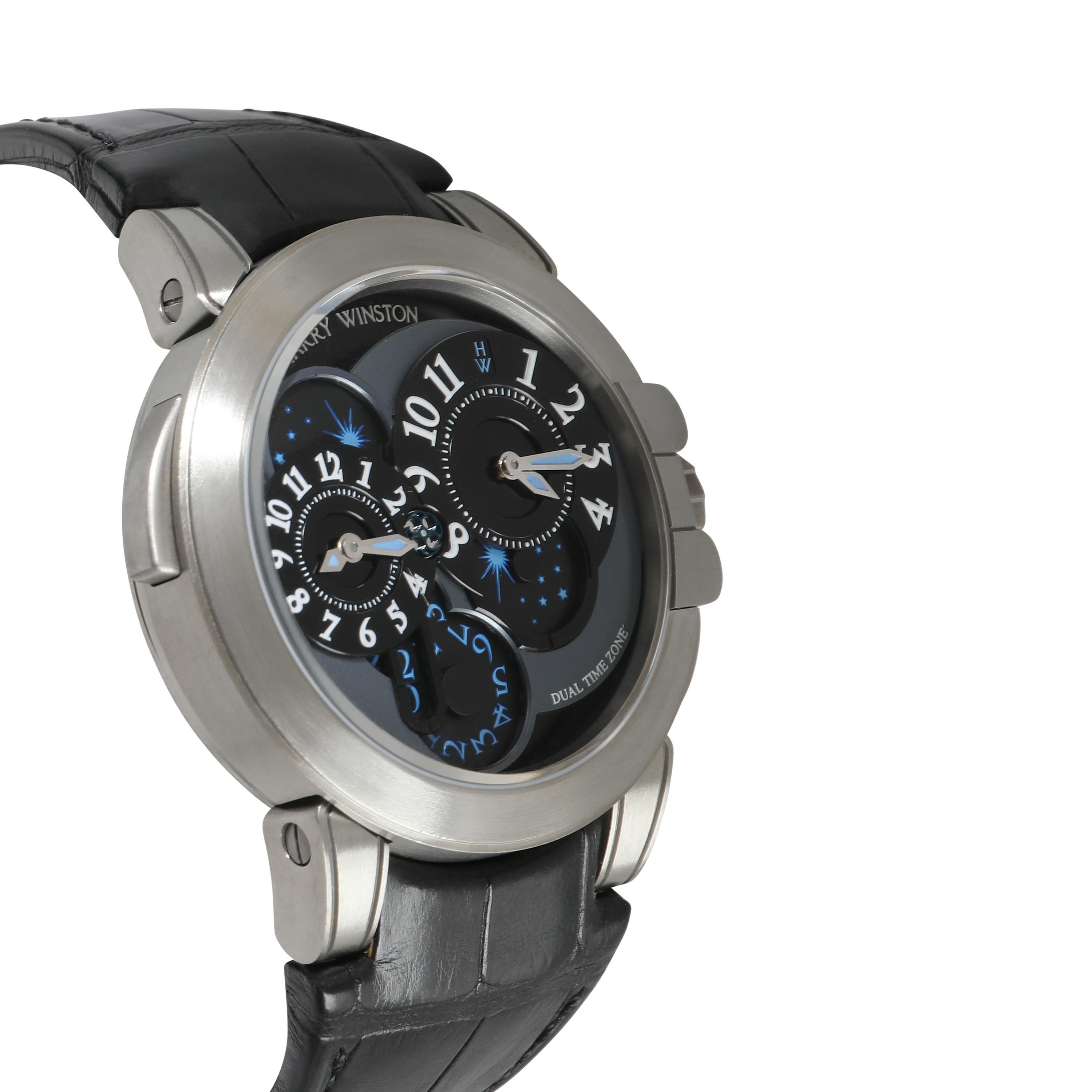 Harry Winston Ocean Dual-Time Project Z 400-MATZ44ZC.K1 Herrenuhr in  Zalium im Angebot 1