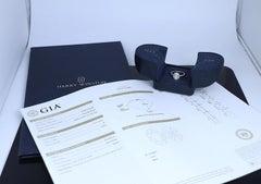 Harry Winston Oval-Shaped Diamond Micropavé Halo Engagement Ring