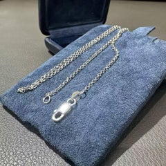 Harry Winston Pavé Heart Charm Necklace Brilliant Diamond 18K White Gold