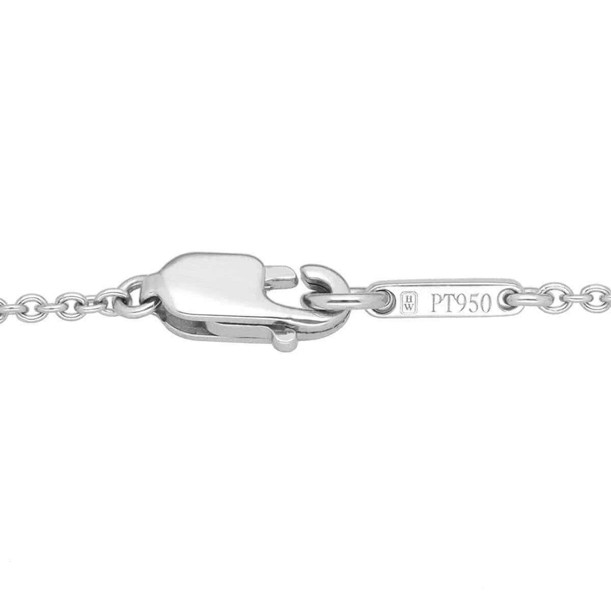 Donna Harry Winston Ciondolo con diamante a forma di pera 0,50ct E-VVS1 in platino Micropave in vendita