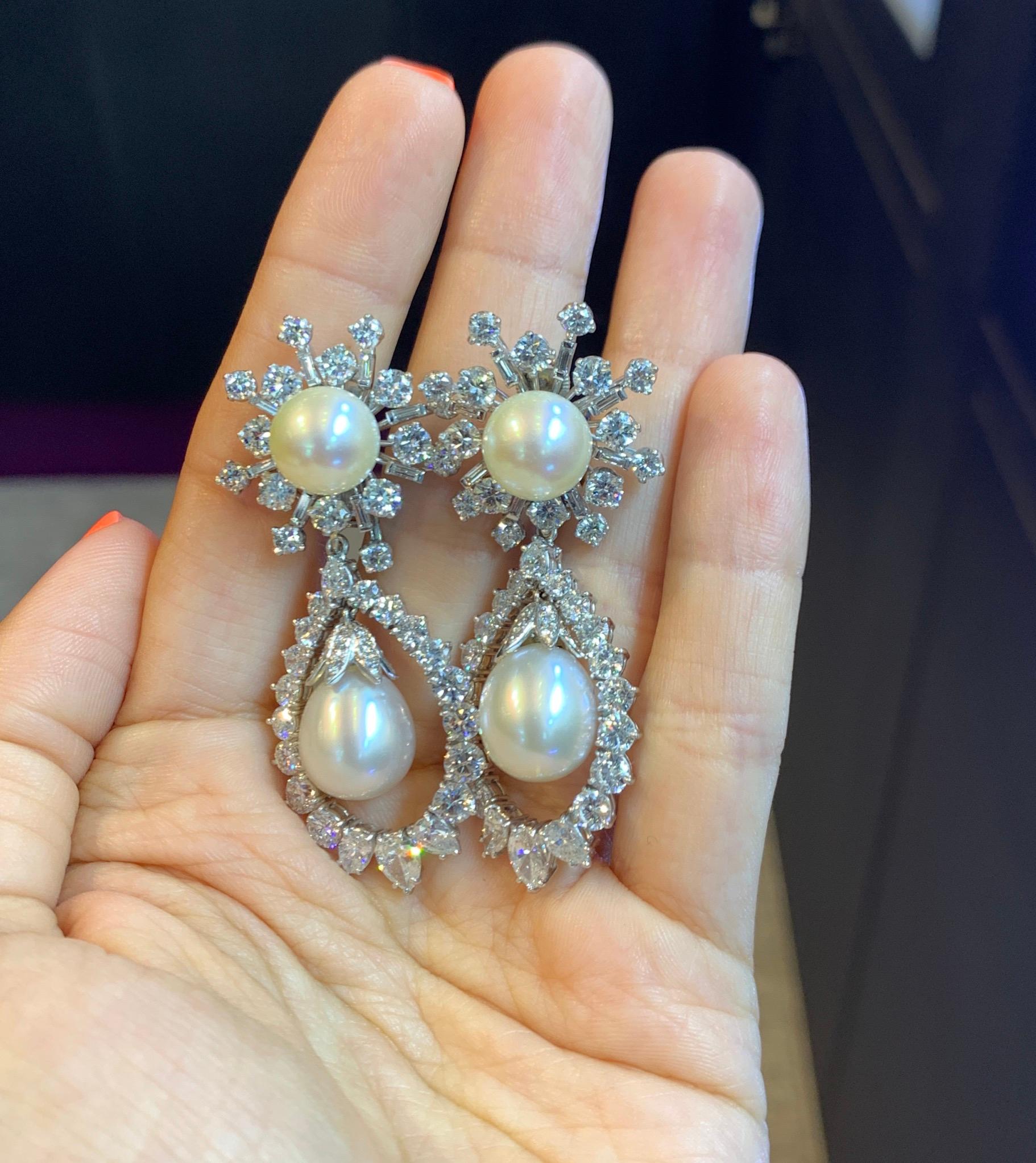 harry winston pearl earrings