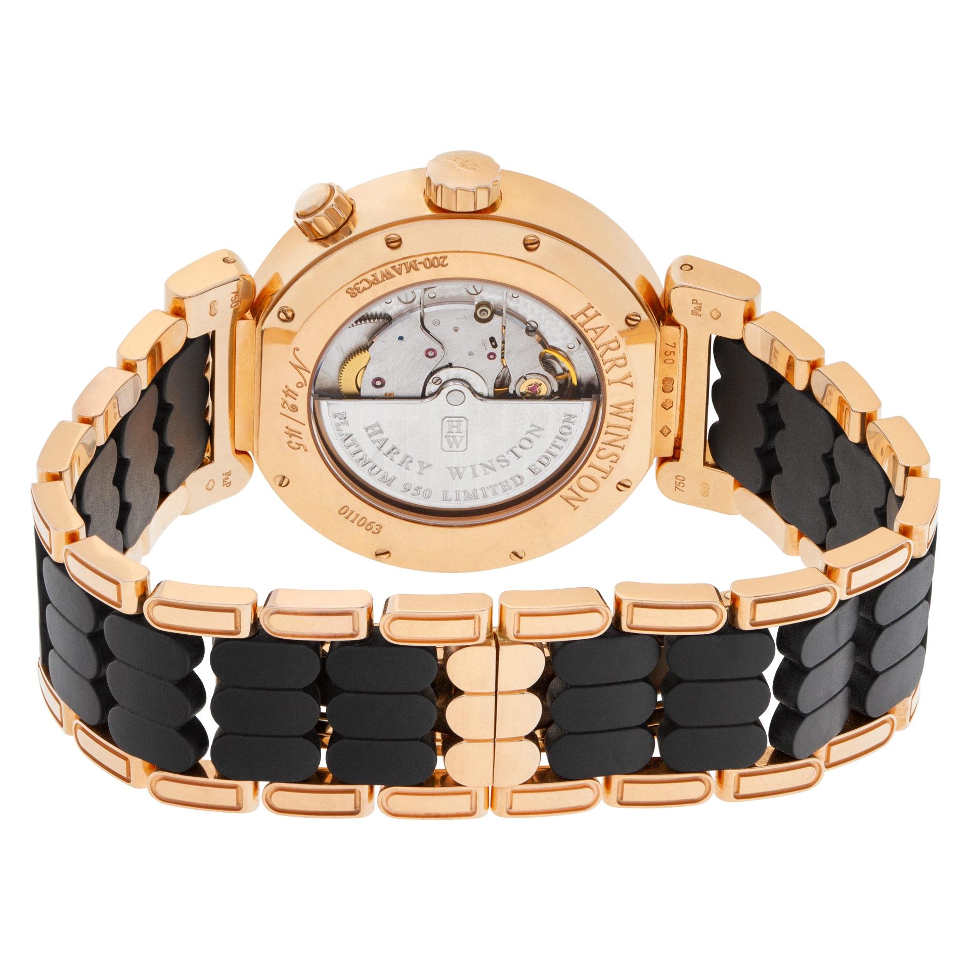 Harry Winston Ewiger Kalender in 18k Roségold, Ref 200-mawpc-38 für Damen oder Herren