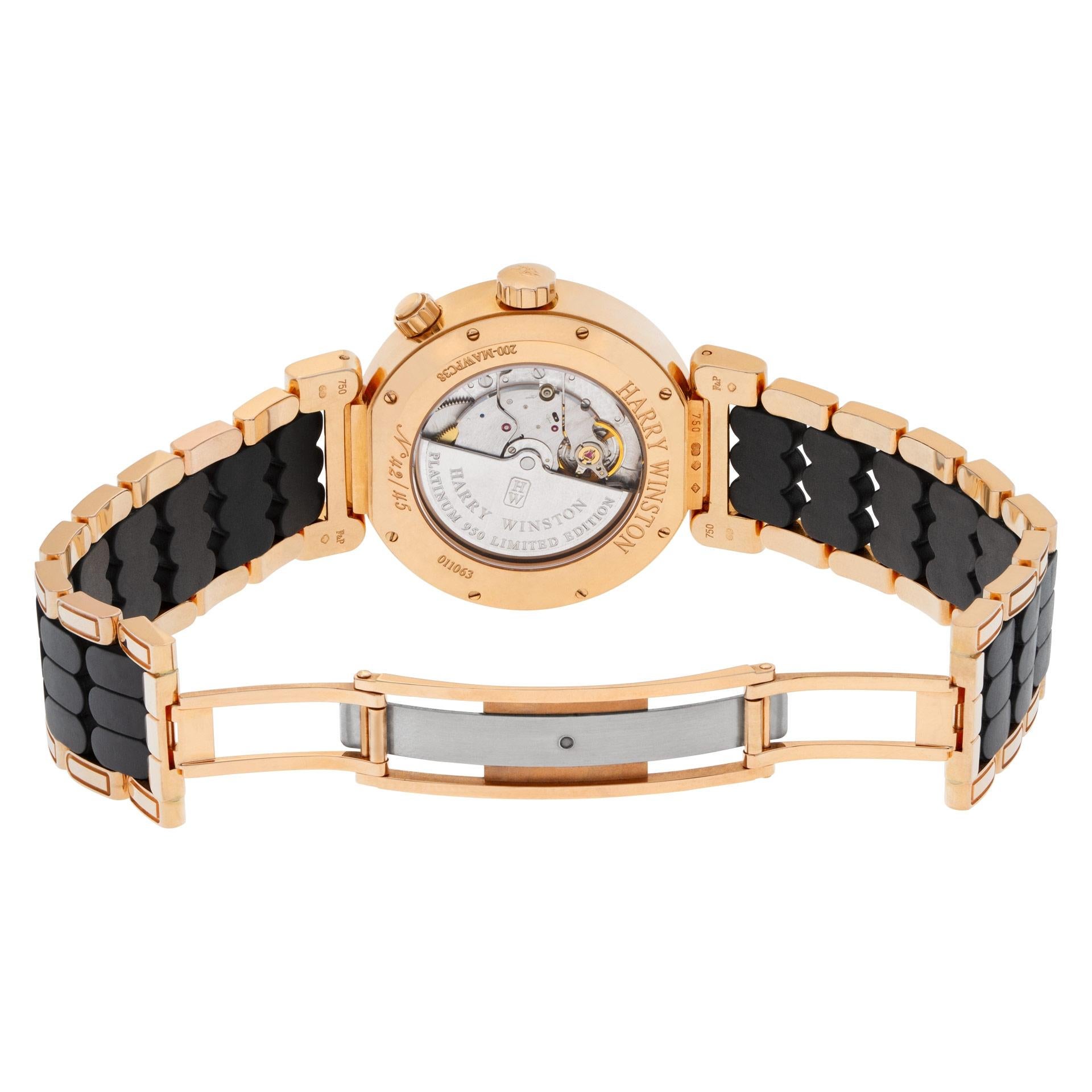 Harry Winston Ewiger Kalender in 18k Roségold, Ref 200-mawpc-38 1