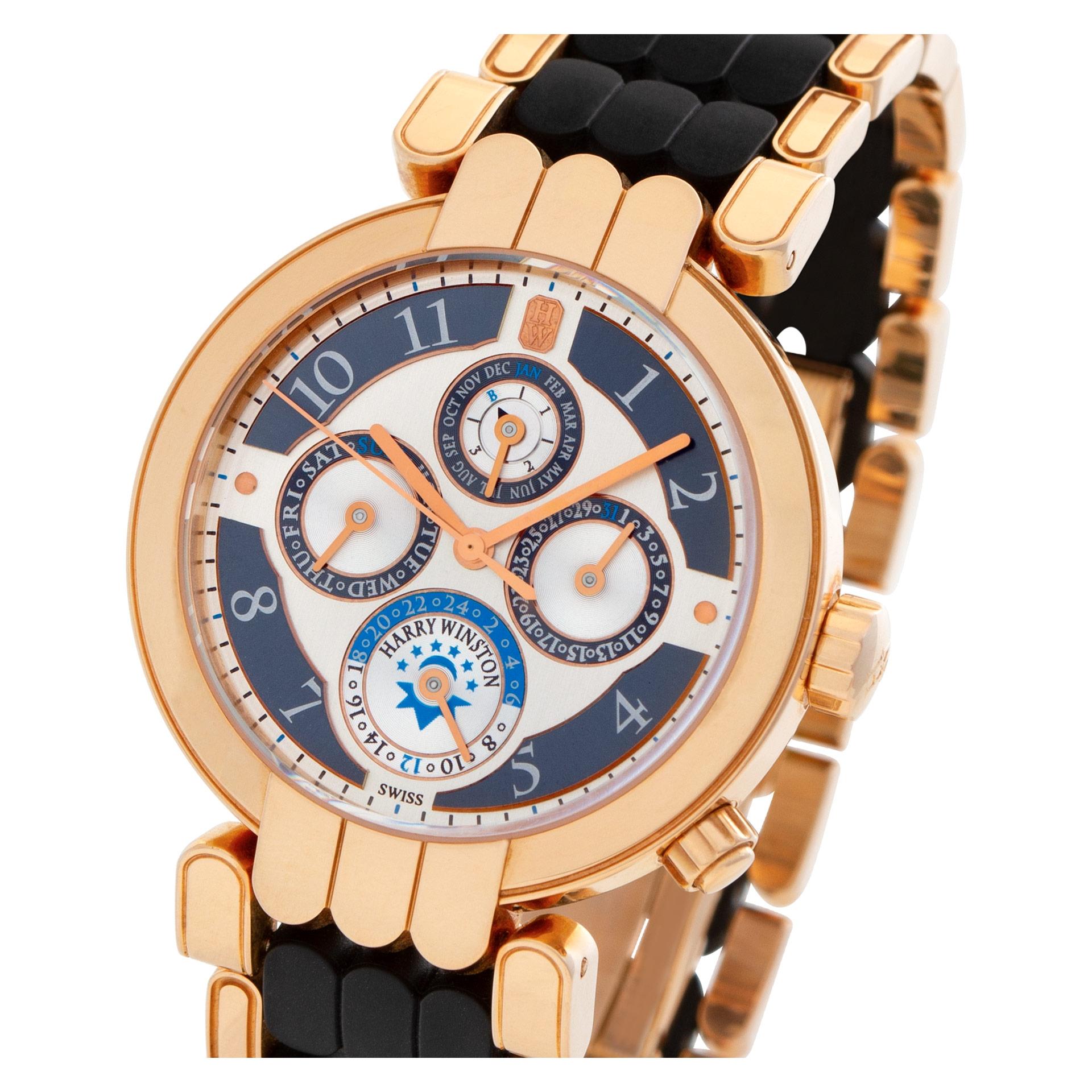 Harry Winston Ewiger Kalender in 18k Roségold, Ref 200-mawpc-38 2