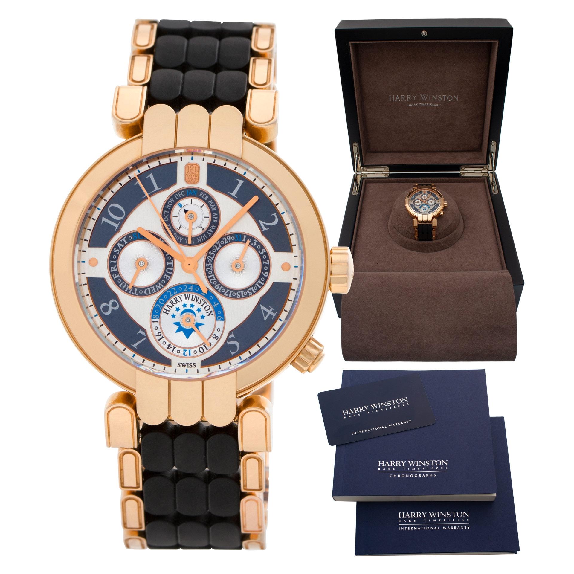 Harry Winston Ewiger Kalender in 18k Roségold, Ref 200-mawpc-38 3