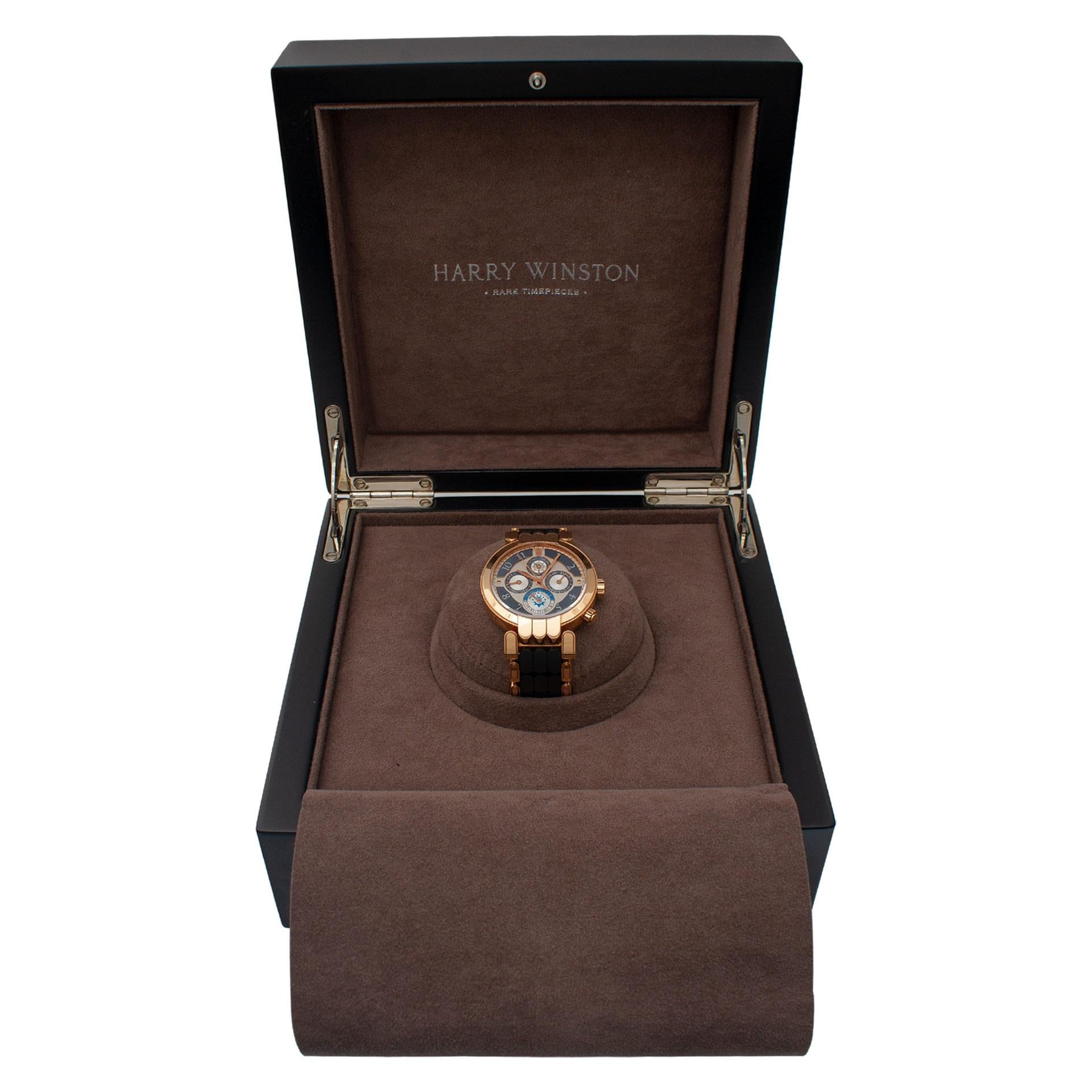 Harry Winston Ewiger Kalender in 18k Roségold, Ref 200-mawpc-38 4