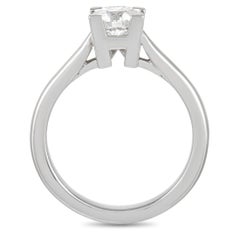 Harry Winston Platinum 0.71 ct Diamond Solitaire Engagement Ring