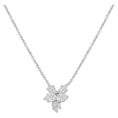 Harry Winston Platinum 1.0ct Diamond Necklace #5181
