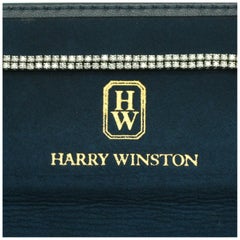 Harry Winston - Bracelet tennis platine à deux rangs de diamants