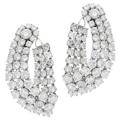 Pendientes de platino y diamantes HARRY WINSTON