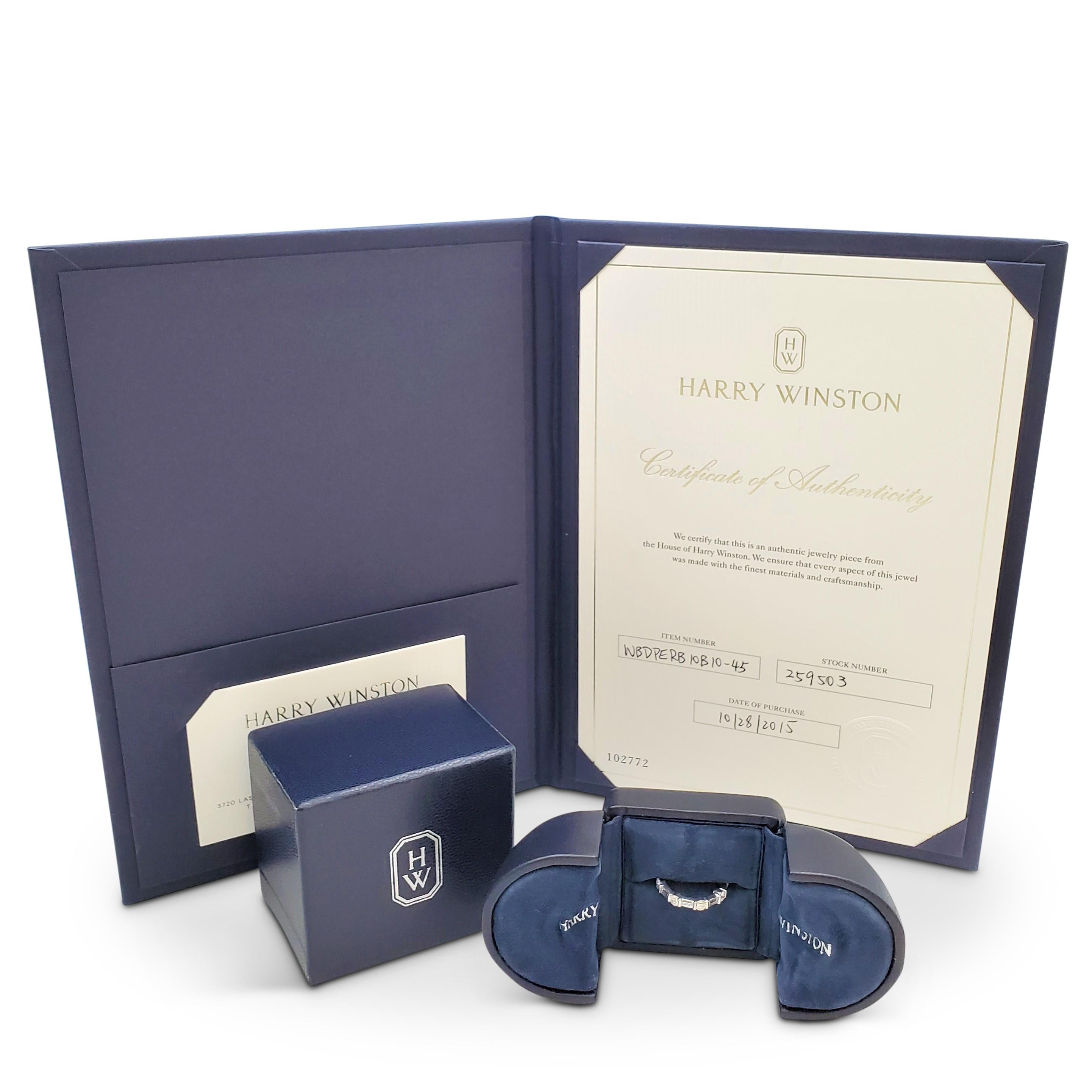 harry winston eternity band