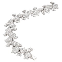 Harry Winston Platinum Diamond Bracelet, Circa 1965