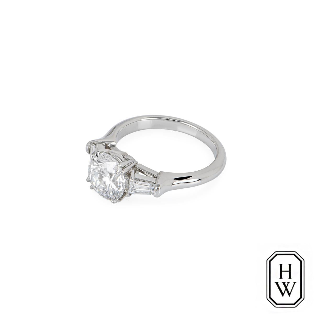 harry winston tapered baguette