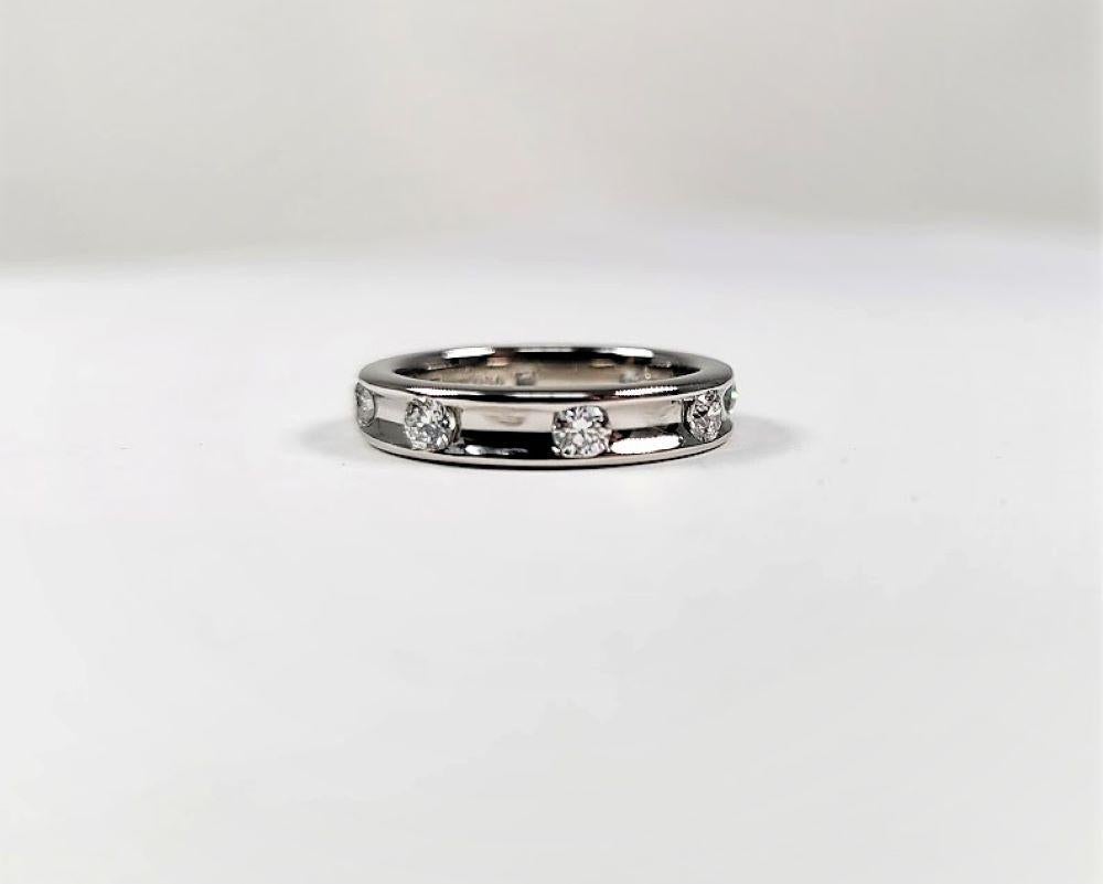 Round Cut Harry Winston Platinum Diamond Ring from 