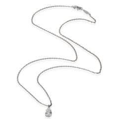 Harry Winston Platinum Diamond Solitaire Pendant