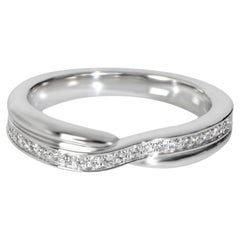 Harry Winston Platinum Diamond Tryst Single Row Pave Diamond Band
