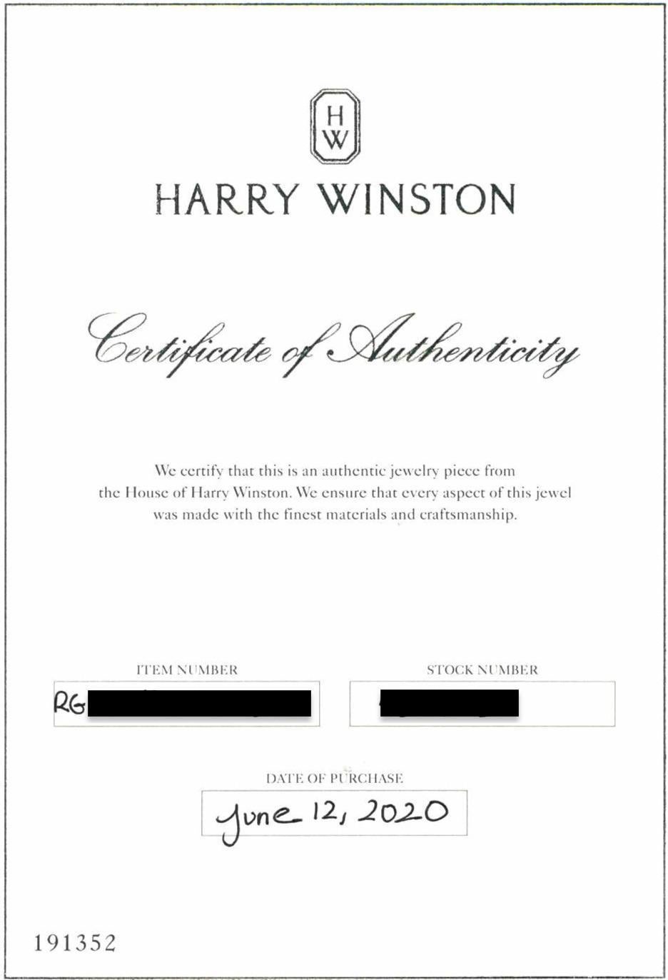 Harry Winston Platinum Halo Oval Diamond 1.54ct TW DVVS1 Engagement Ring SZ 4 2