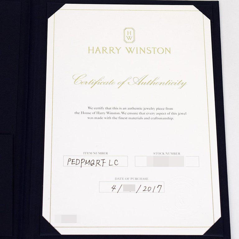 Harry Winston Platinum Lily Cluster by Harry Winston ...