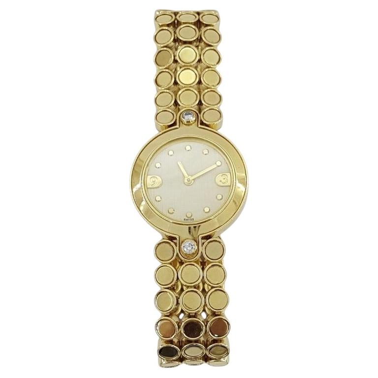 Harry Winston Premier 18K Yellow Gold Ladies Watch For Sale