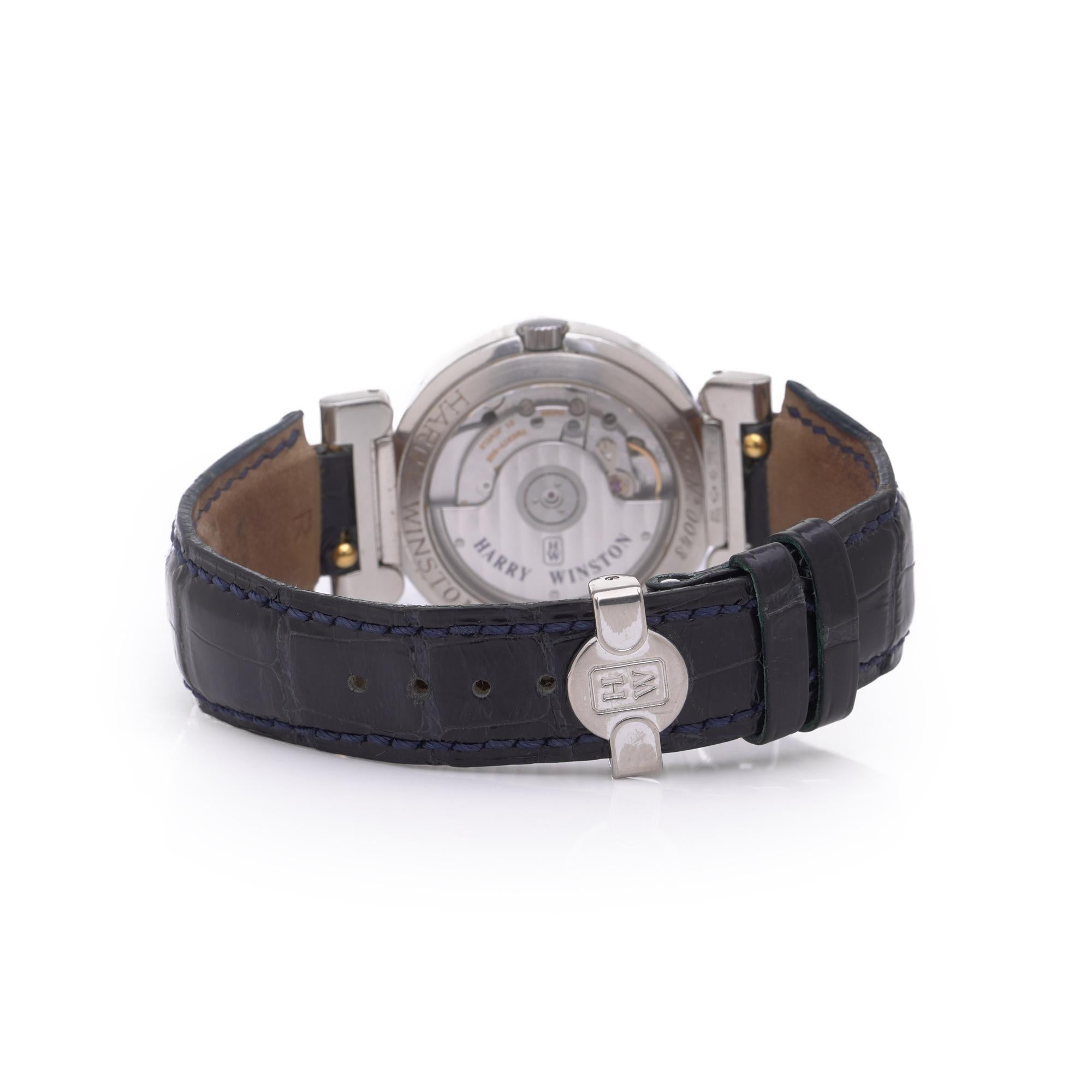 Montre Harry Winston Premier Automatic en platine et or 18KT en vente 1