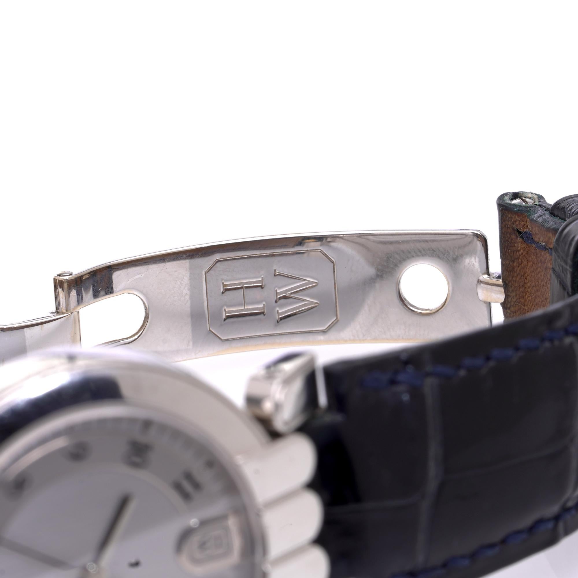 Montre Harry Winston Premier Automatic en platine et or 18KT en vente 2