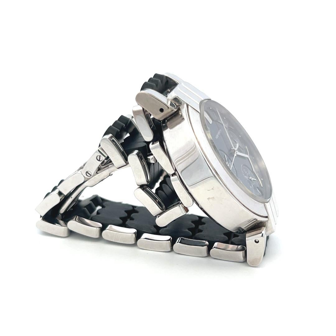 Harry Winston Premier Chronograph 18 Karat Weißgold Armbanduhr im Angebot 4