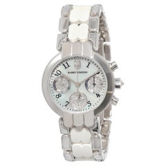 Used Harry Winston Premier Chronograph 200UCQ32W Women's Watch in 18kt White Gold
