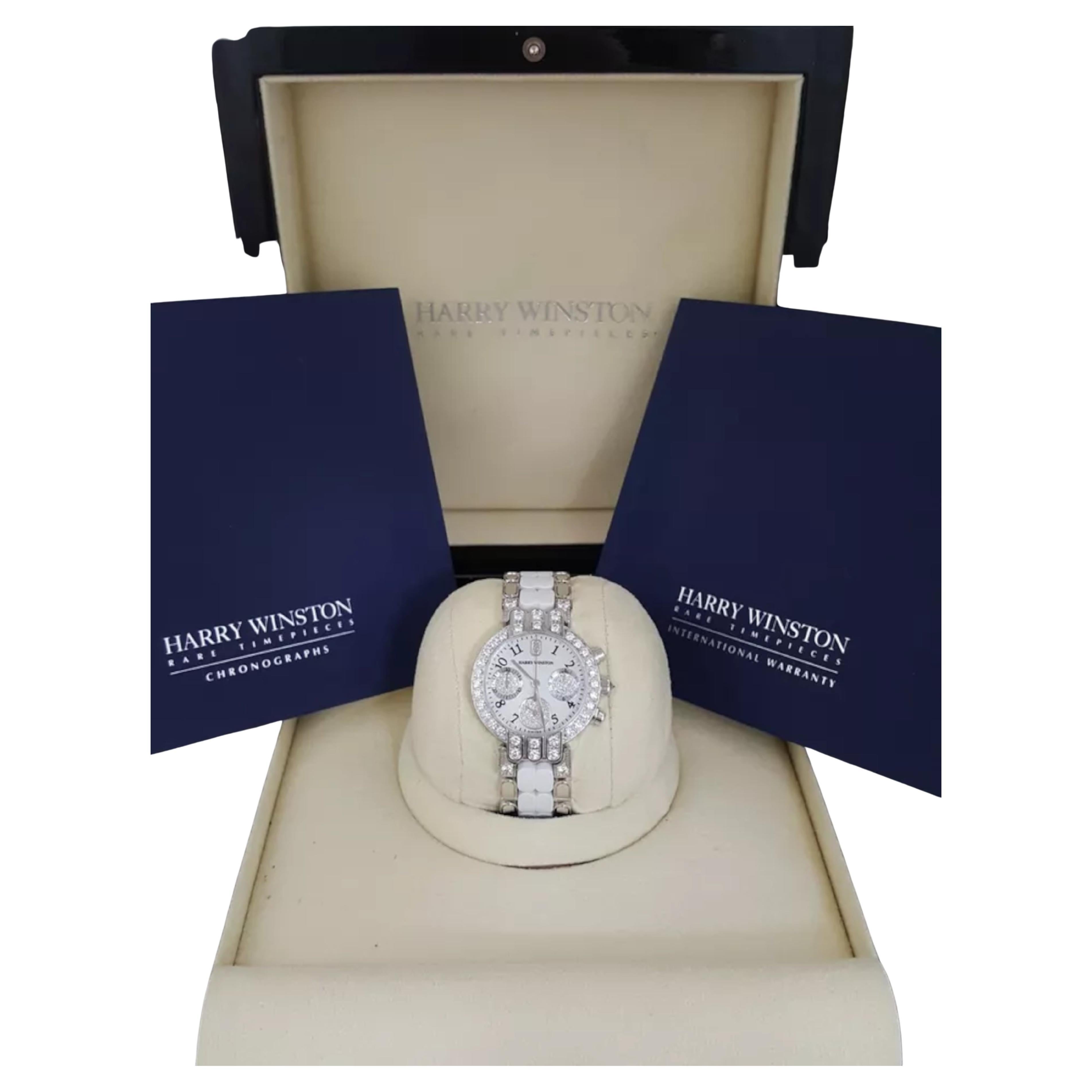 Harry Winston Premier Chronograph Automatic Watch Model 200UCQ32W
