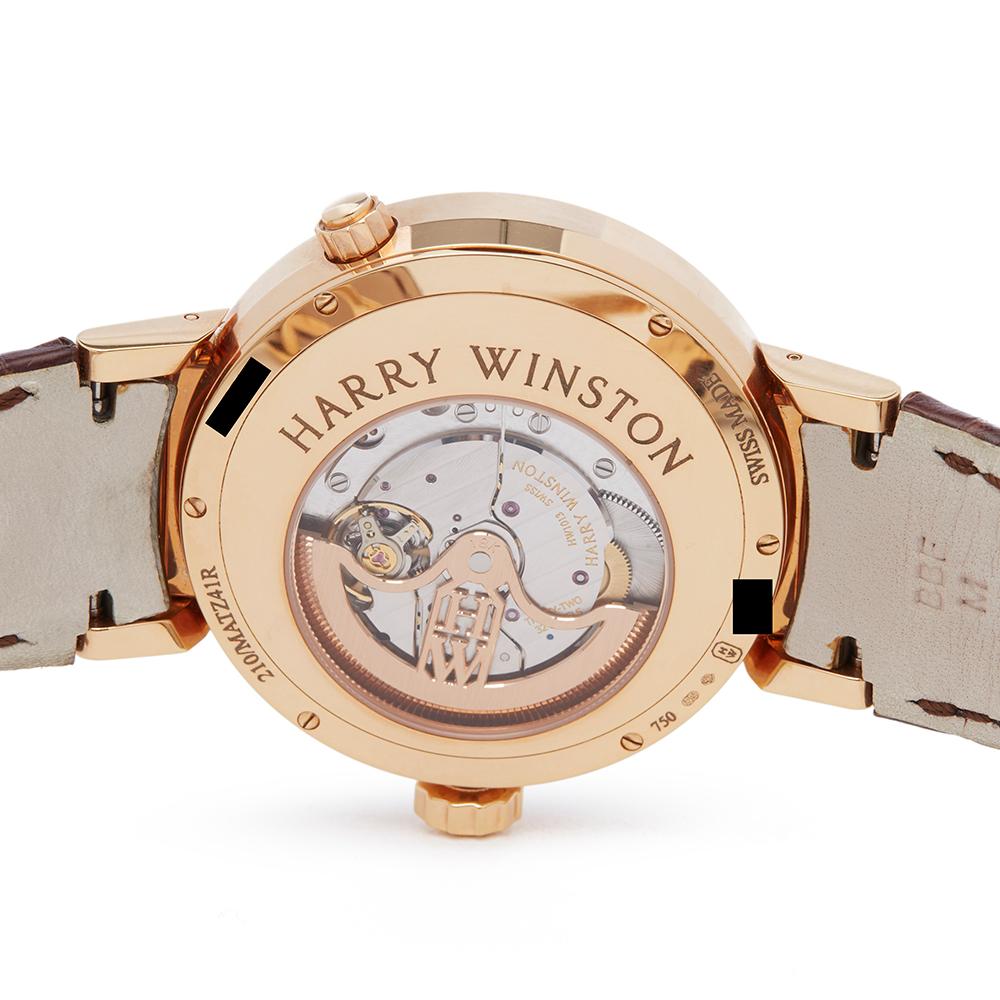 Harry Winston Premier Excenter Timezone 18K Rose Gold PRNATZ41RR002 Wristwatch 1