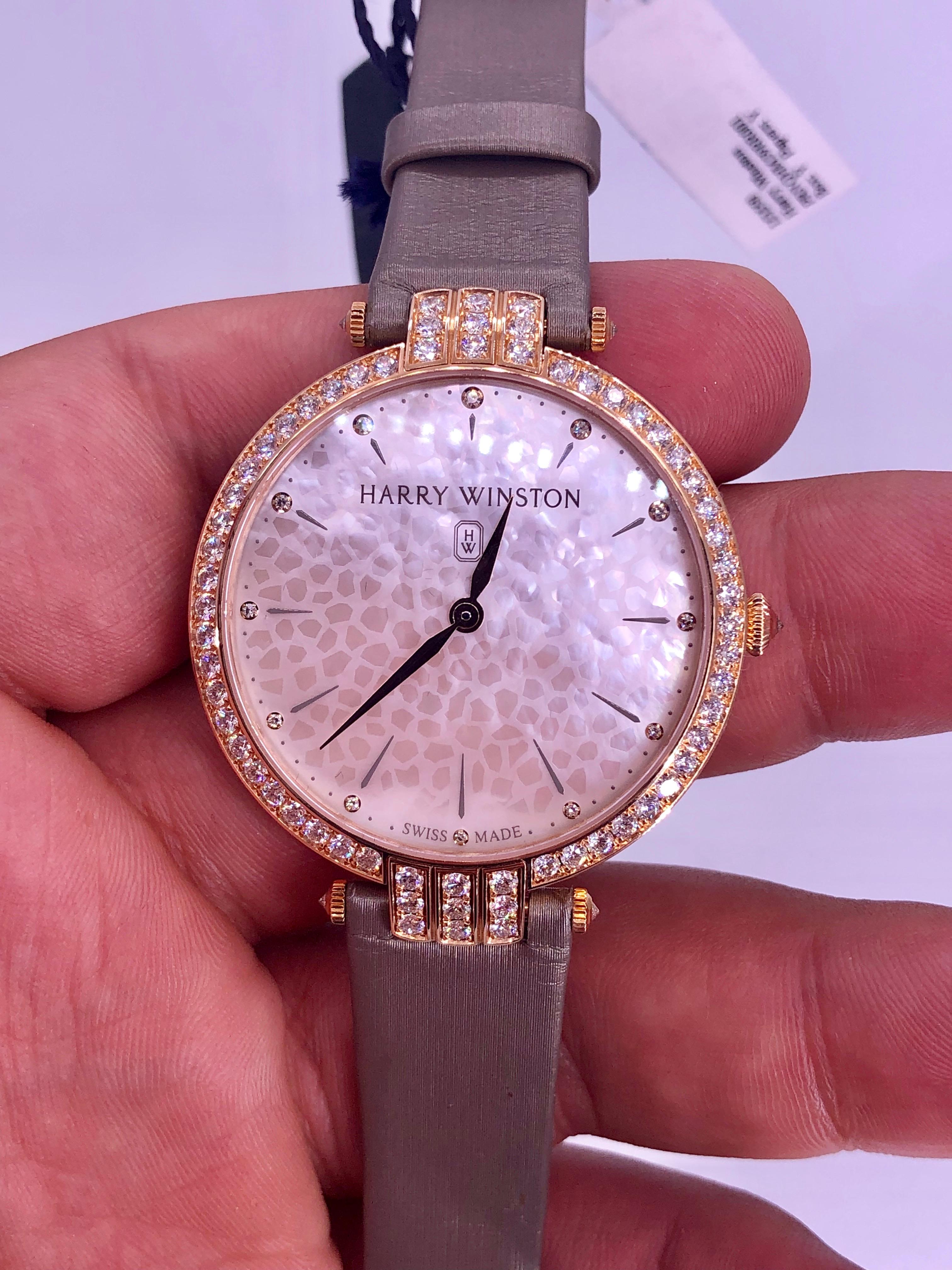 harry winston women's watch