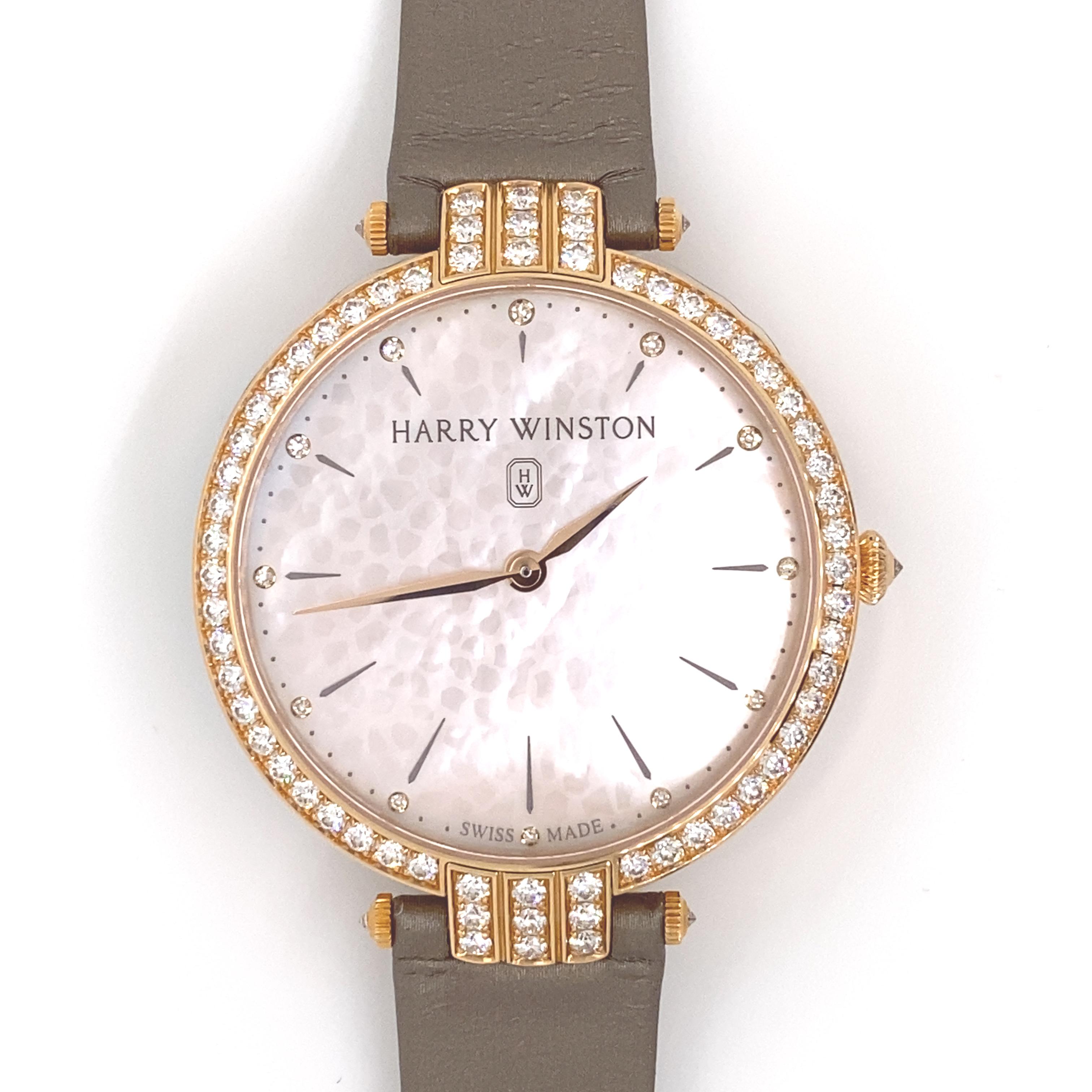 harry winston women's watch