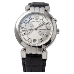 Harry Winston Premier Limited Edition 37mm 18K White Gold Automatic Watch Box