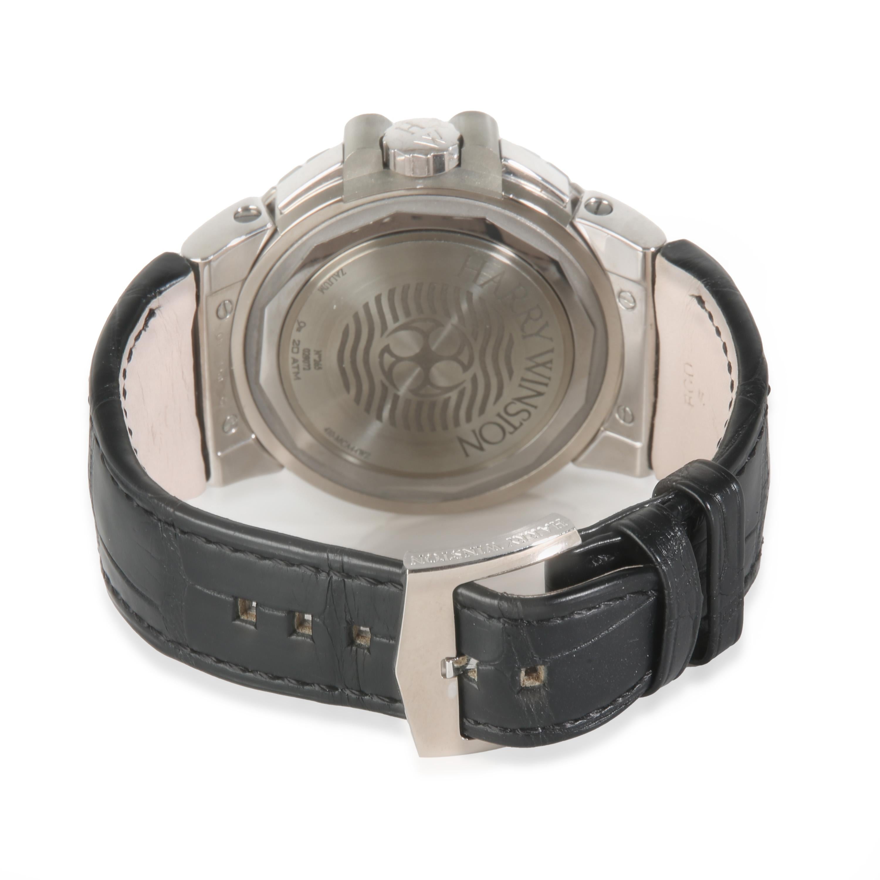 Harry Winston Project Z2 Ocean Diver 410-MCA44WZ Herrenuhr aus 18kt Weißgold

SKU: 140972

PRIMÄRE DETAILS
Marke: Harry Winston
Modell: Projekt Z2 Ozean-Taucher
Herkunftsland: Schweiz
Uhrwerk Typ: Mechanisch: Automatik/Kinetik
Jahr der Herstellung: