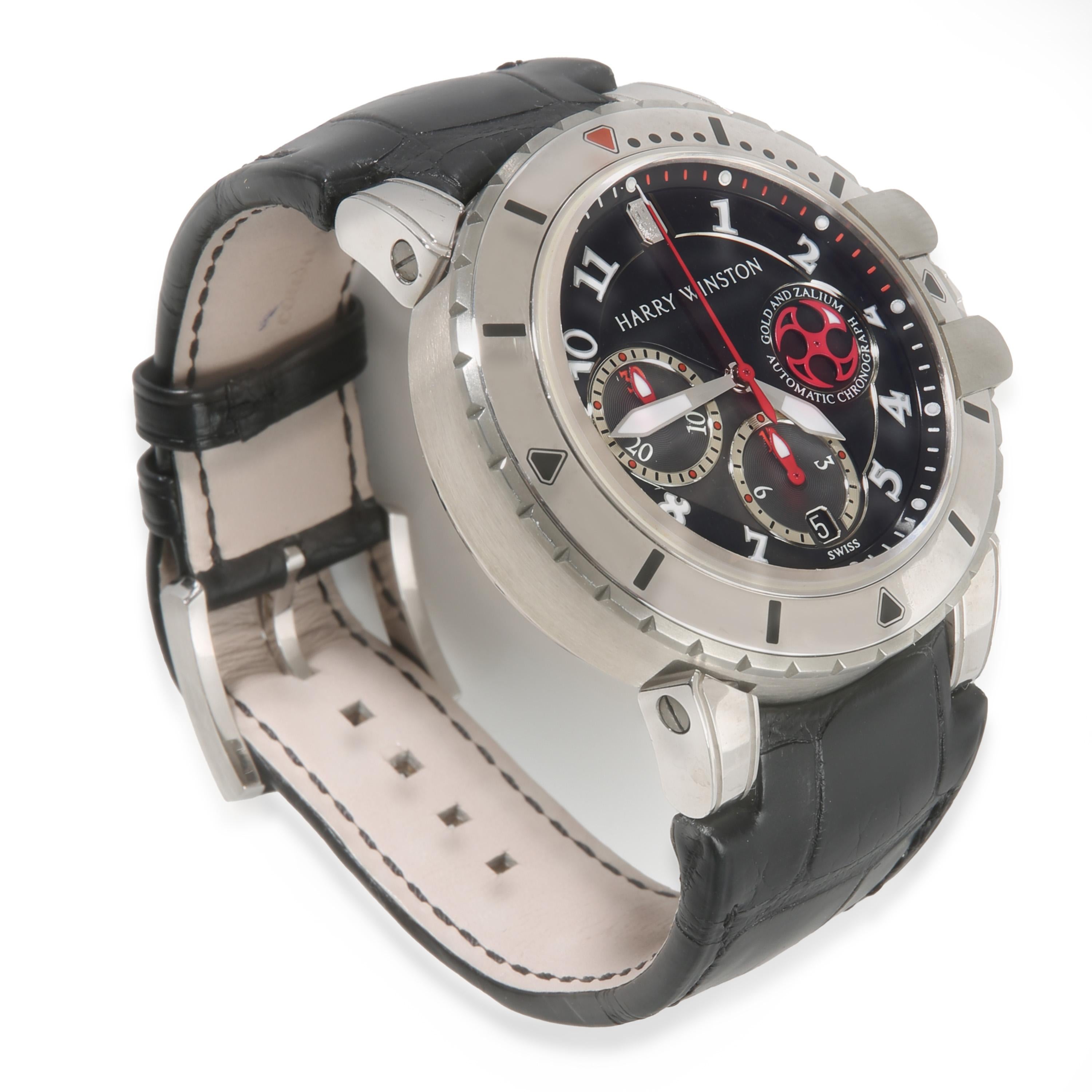 Harry Winston Project Z2 Ocean Diver 410-MCA44WZ Herrenuhr aus 18kt Weißgold im Angebot 1
