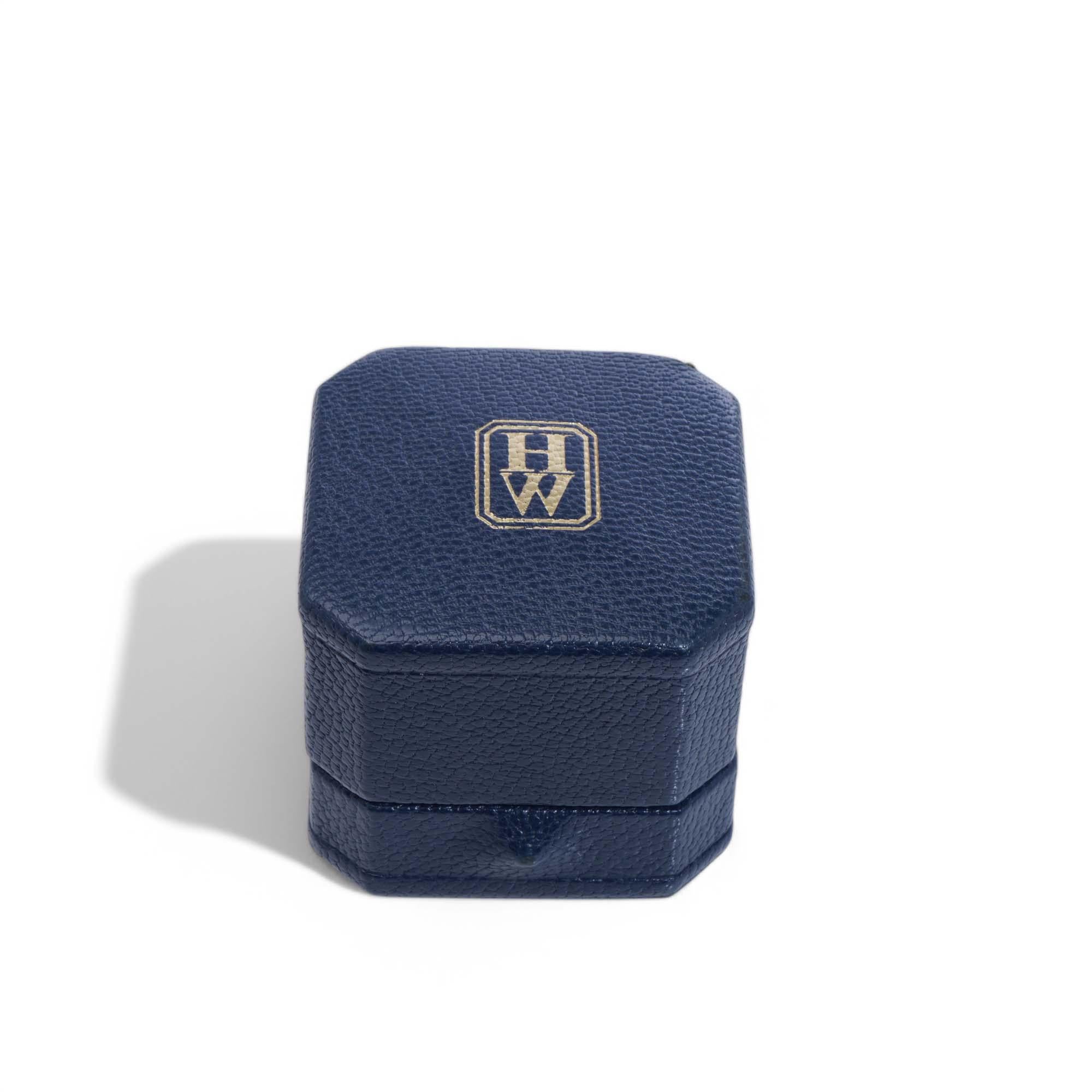 Boîte à bagues Harry Winston Bon état - En vente à Braintree, GB