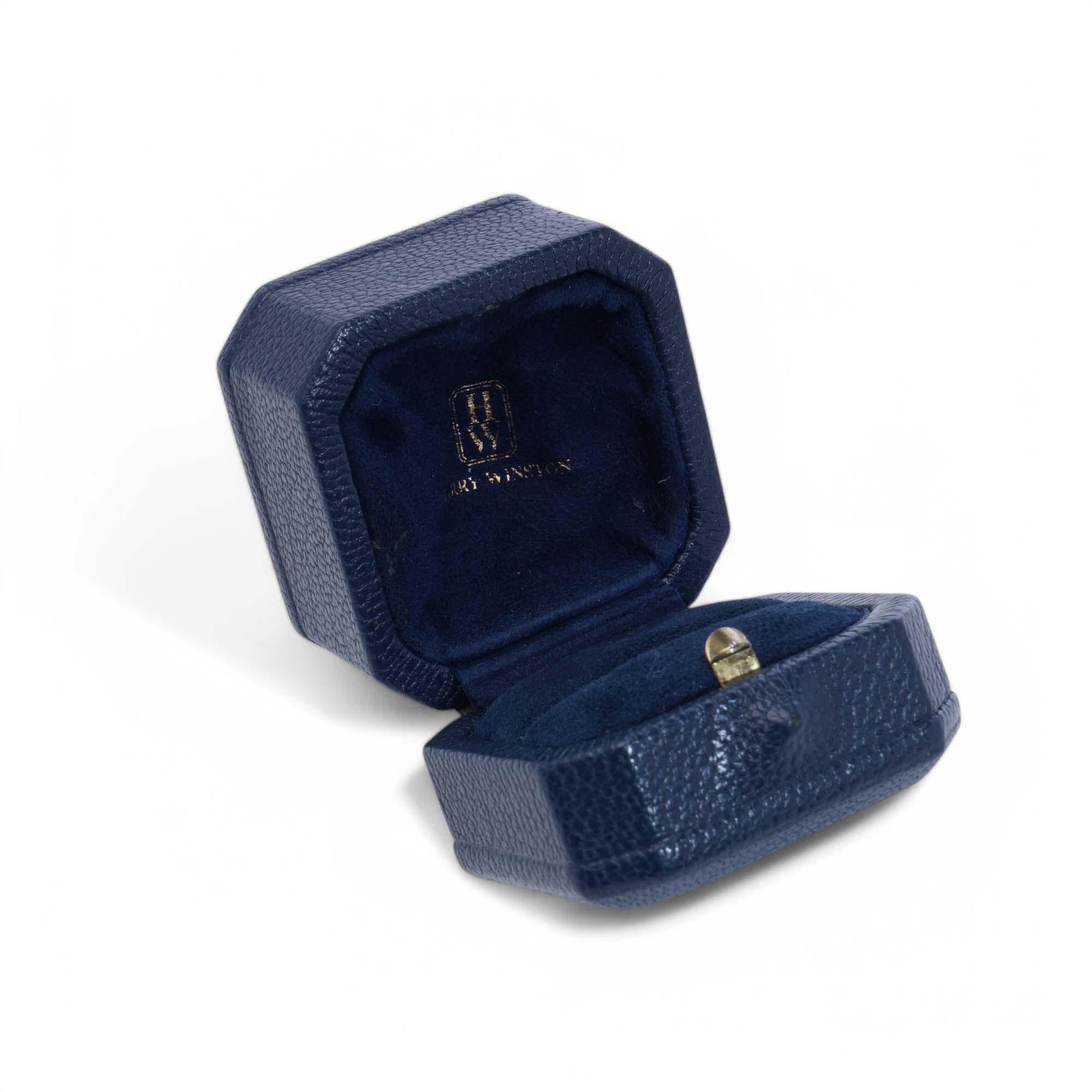 Fin du 20e siècle Boîte à bagues Harry Winston en vente