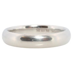 Harry Winston Ring. Comfort Fit Harry Winston Hochzeit 4mm breiter Band.