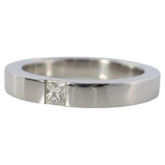 Harry Winston Ring. Prinzessin Diamant Solitär PT950 Platinband.