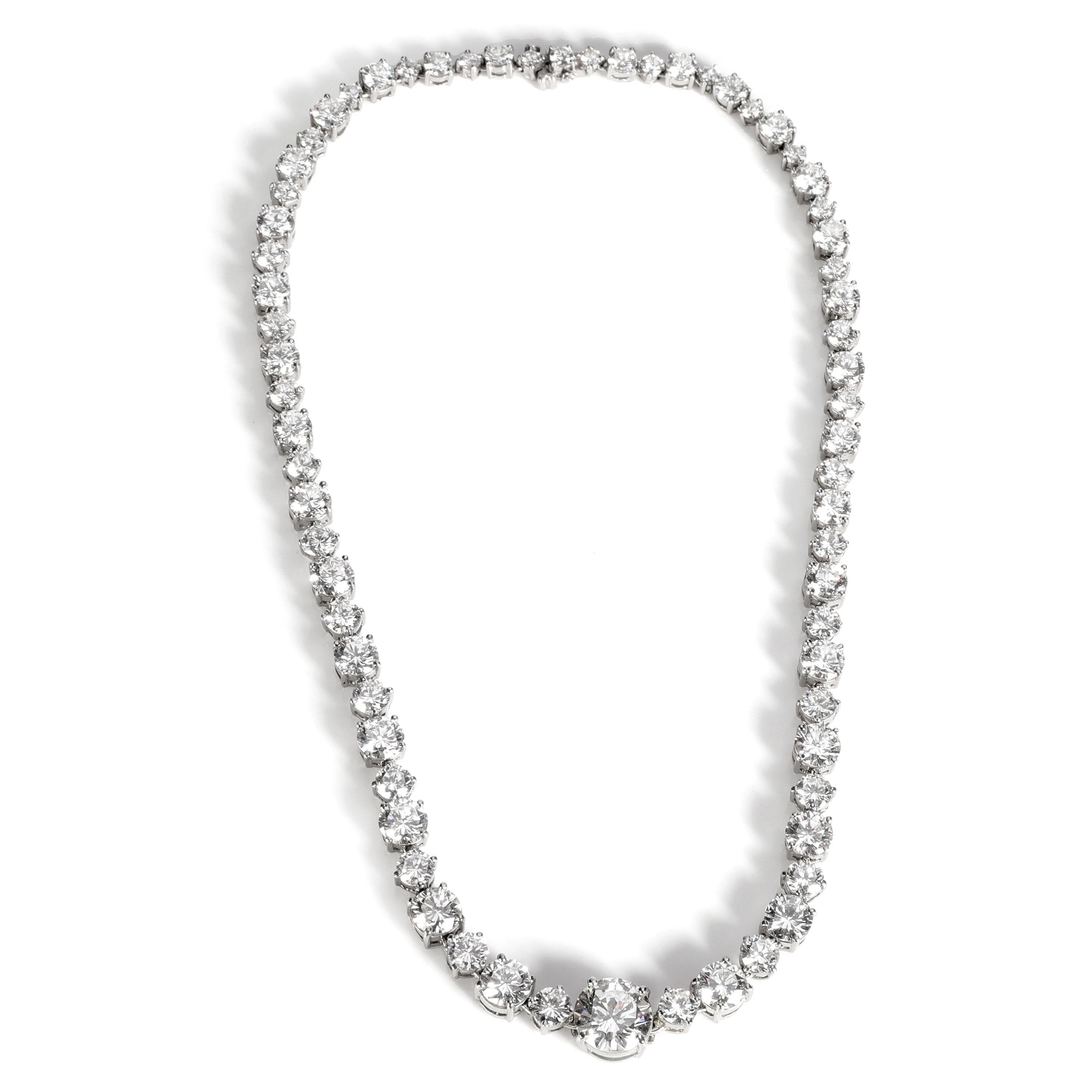 SKU: 109296
Listing Title: Harry Winston Riviera Diamond Tennis Necklace in Platinum GIA E VS1 23.11 CTW
Condition Description: Retails for 225,000 USD. In excellent condition. Comes with Pouch, Certificate of Authenticity, GIA Certificate.