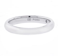 Harry Winston  Round Brilliant Single Diamond Wedding Band Ring
