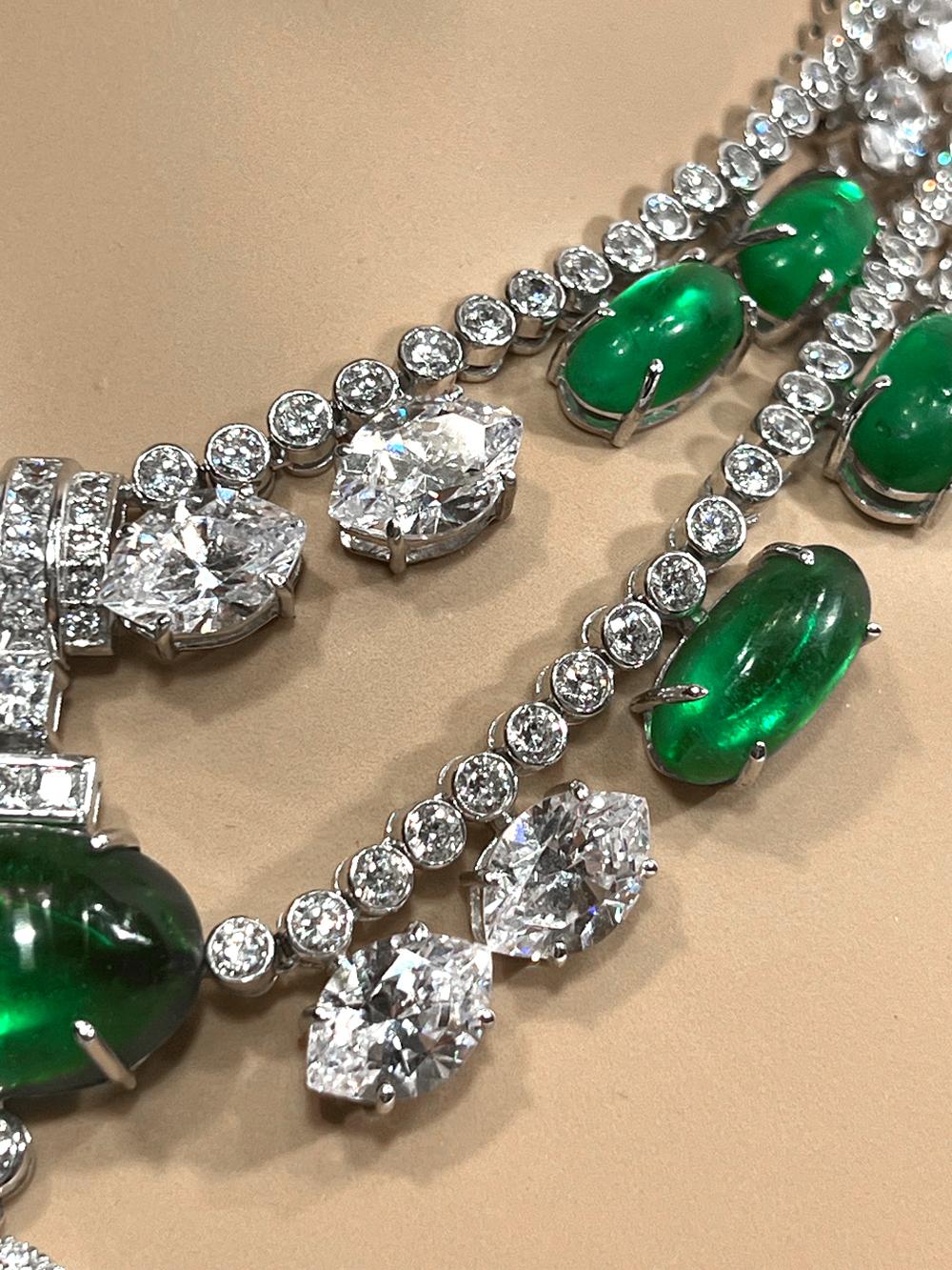 Brilliant Cut Harry Winston Smithsonian Spanish Inquisition Costume Jewelry Replica Necklace For Sale