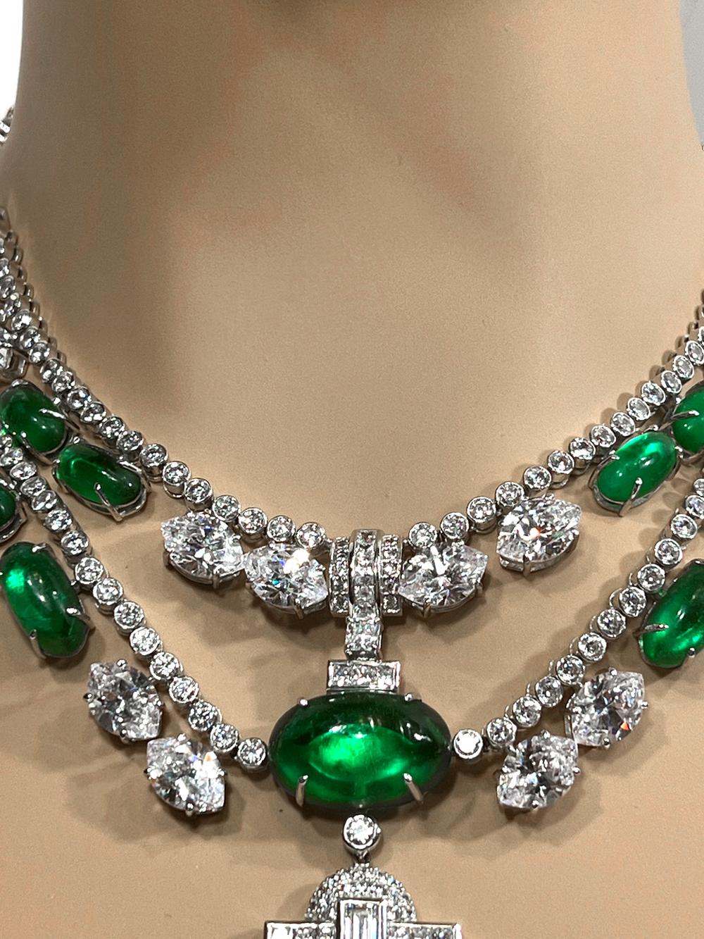 Harry Winston Smithsonian Spanish Inquisition Costume Jewelry Replica Necklace In New Condition For Sale In New York, NY
