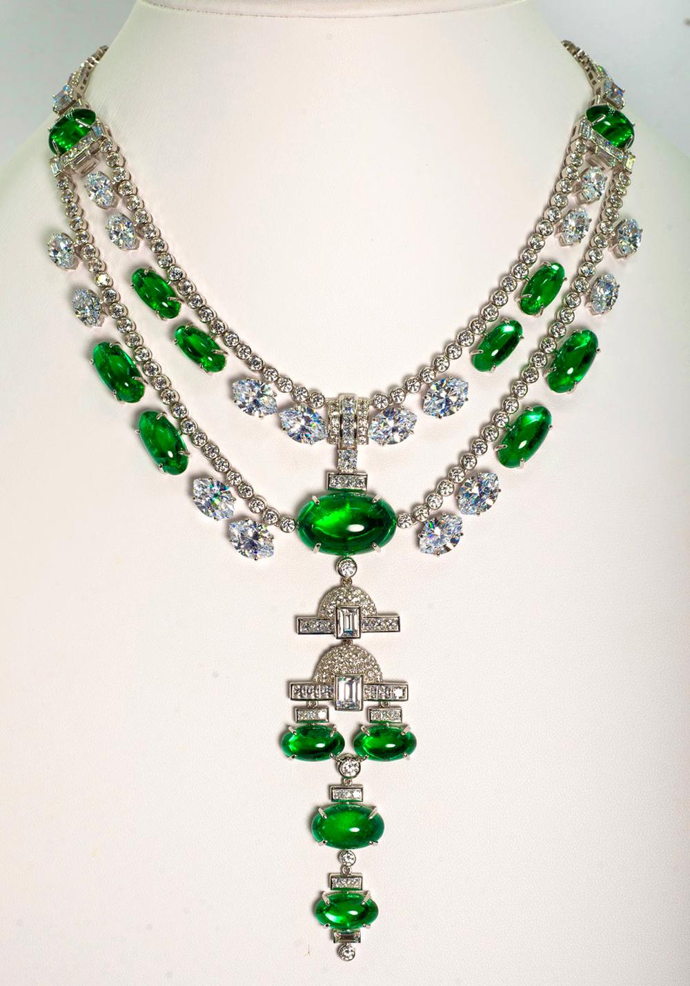 Harry Winston Smithsonian Spanish Inquisition Costume Jewelry Replica Necklace For Sale 1