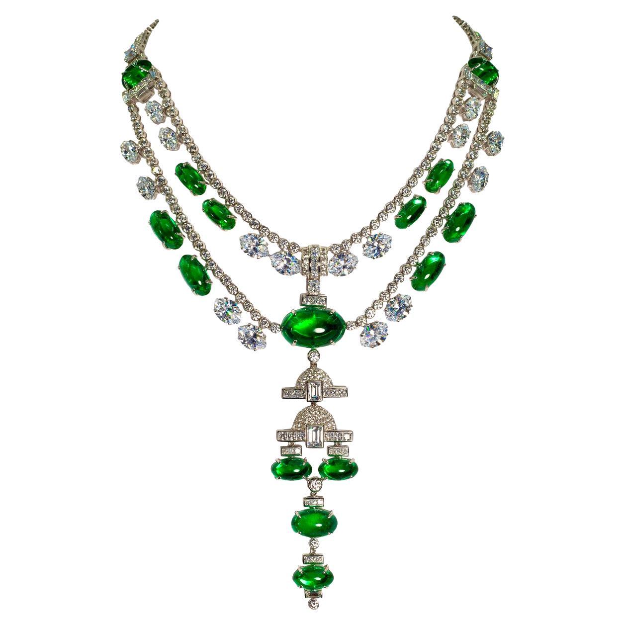 Harry Winston Smithsonian Spanish Inquisition Costume Jewelry Replica Necklace For Sale