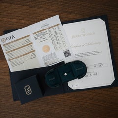 Harry Winston, Solitaire GIA 0.59 Carat E/VS2 Diamond Engagement Ring