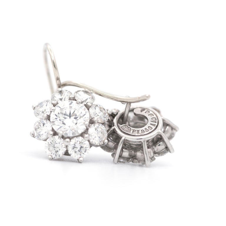 Harry Winston Sunflower Diamond Earrings at 1stdibs