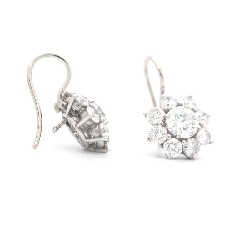 Harry Winston Sunflower Diamond Earrings at 1stdibs