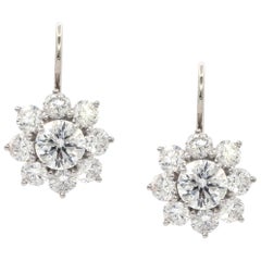 Harry Winston Sunflower Diamond Earrings