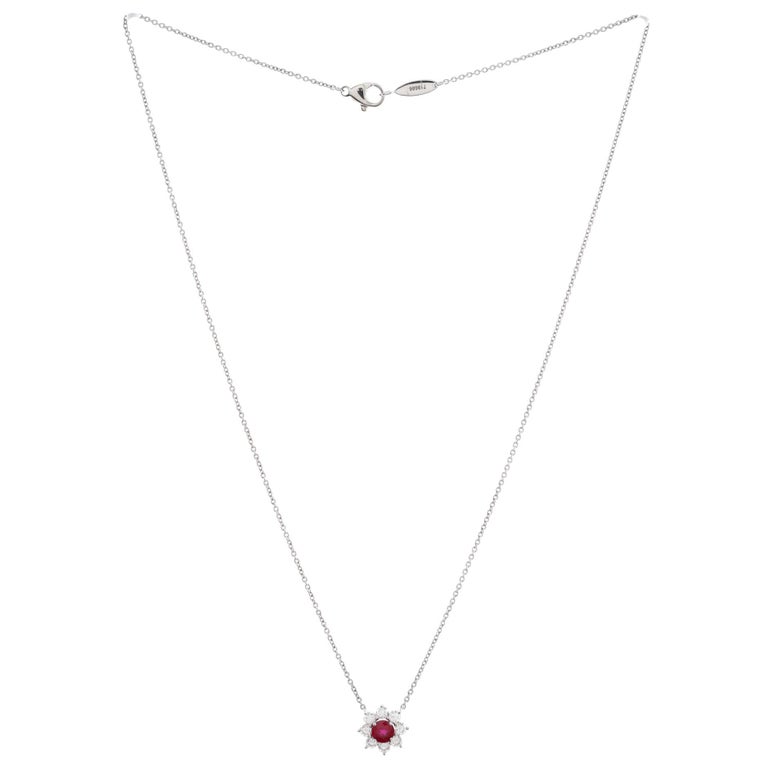 Harry Winston Sunflower Diamond Sunflower Necklace Harry Winston