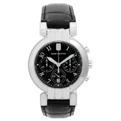 Harry Winston White Gold Premier Chronograph Quartz Wristwatch